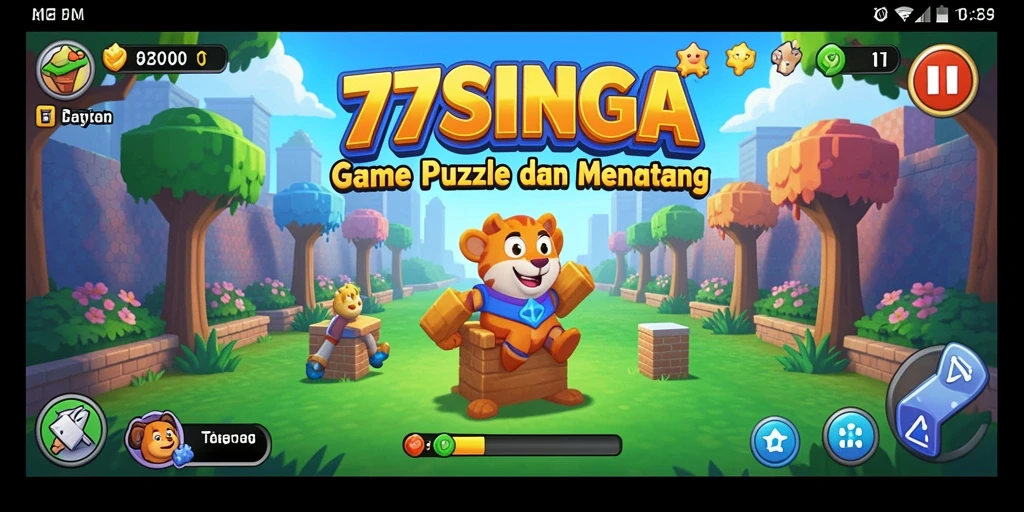 Tampilkan gameplay menarik dalam 77SINGA yang menantang.