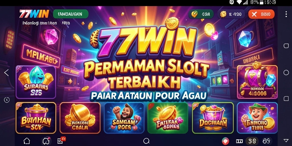 Tampilan screenshot gameplay <strong>slot</strong> yang menakjubkan di 77WIN.
