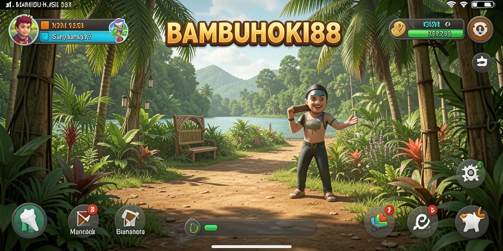 Tampilan gameplay seru dan penuh warna dari BAMBUHOKI88.