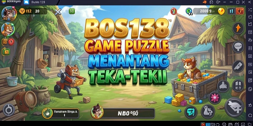 Screenshot gameplay BOS138 menunjukkan teka-teki menarik yang penuh tantangan.