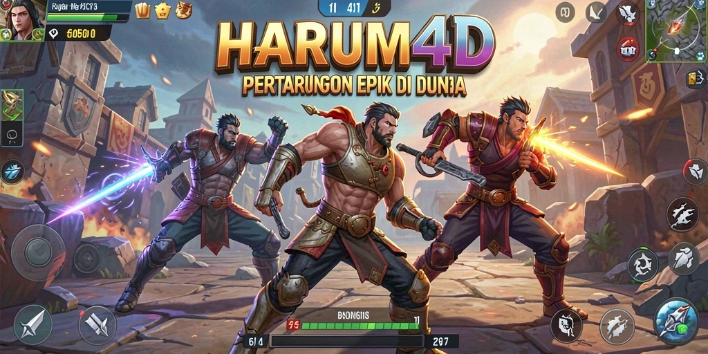 Tampilkan gameplay aksi seru di medan perang Battle Royale.