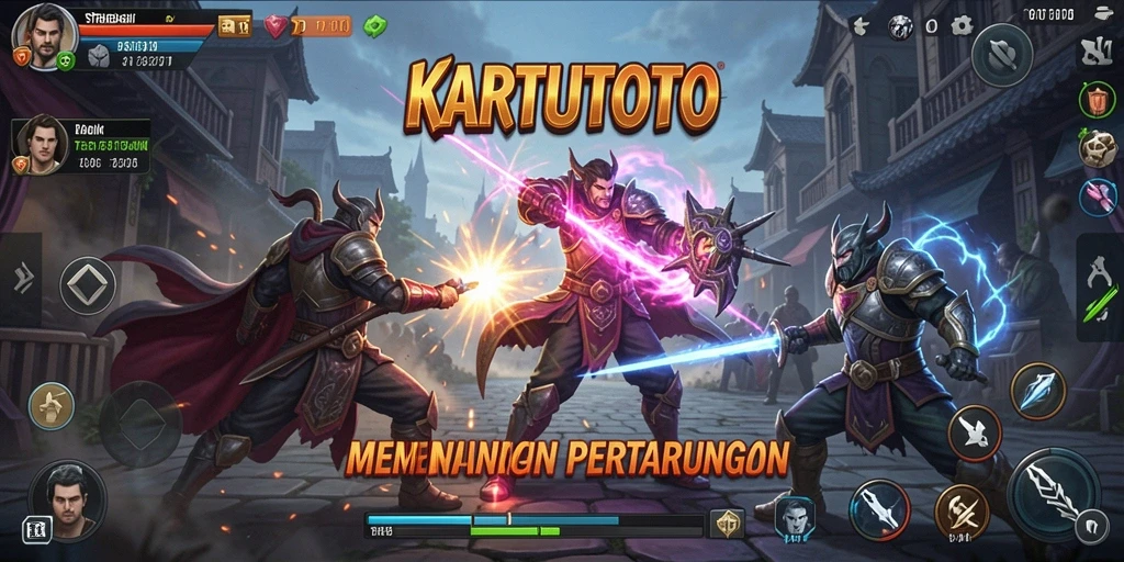 Screenshot gameplay KARTUTOTO menampilkan aksi strategi mendebarkan.