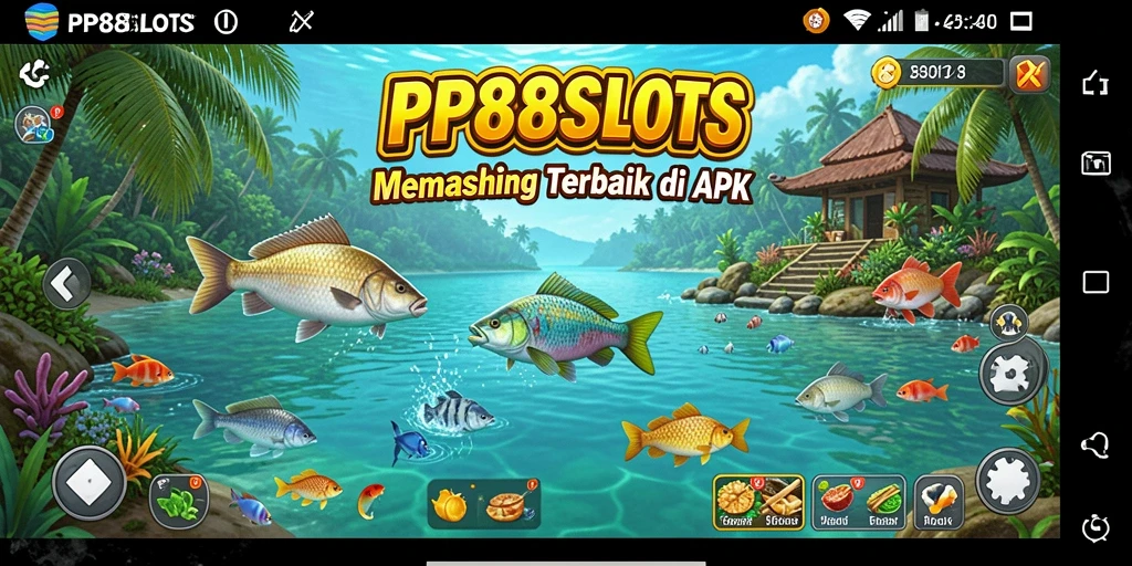 Tangkapan ikan besar dalam gameplay memancing yang seru.