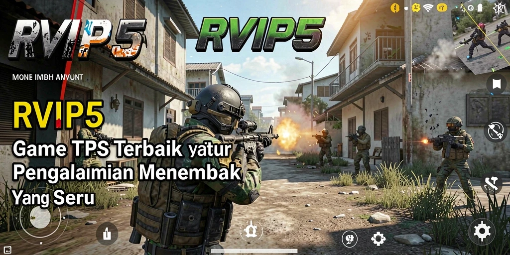 Gameplay seru di RVIP5 dengan aksi tembak-menembak yang mendebarkan.