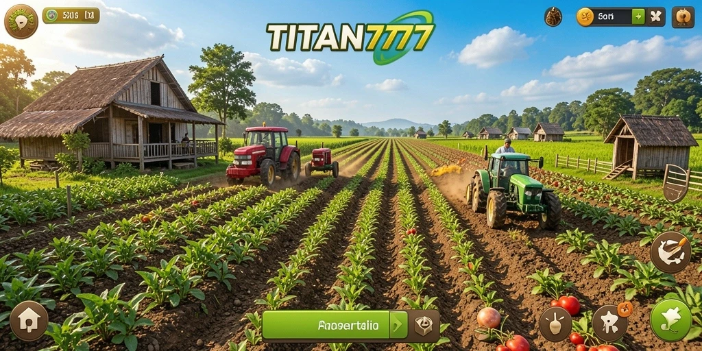 Gameplay seru dan menyenangkan di dunia pertanian TITAN777.
