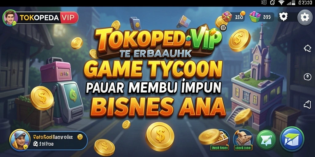 Tampilan gameplay TOKOPEDIAVIP yang menarik dan interaktif.