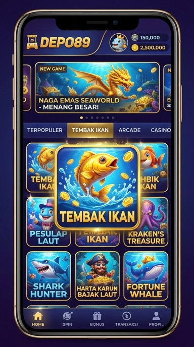 Pengguna dapat menemukan berbagai kategori aplikasi di depo89.